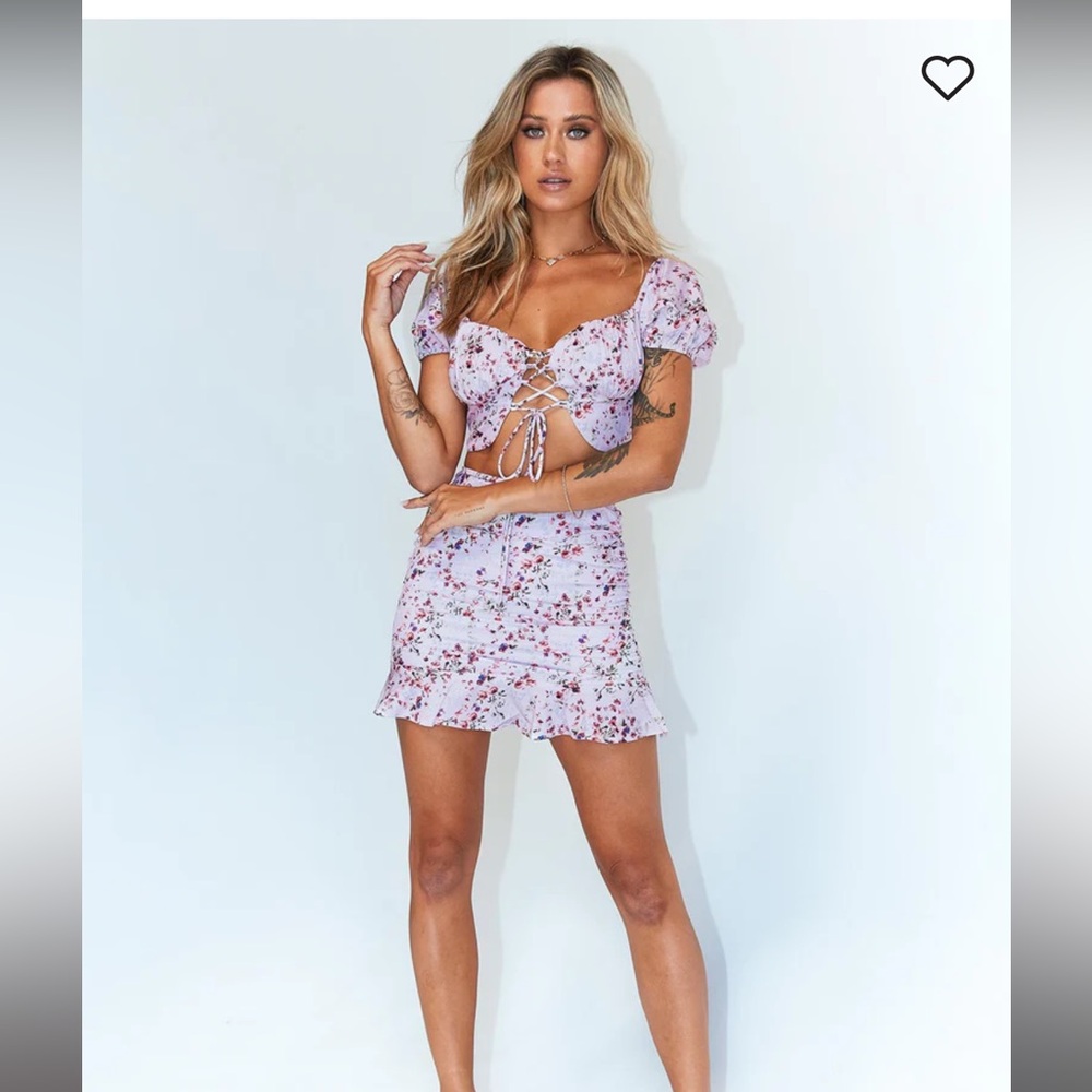 Princess Polly calatlina set liliac NWT
